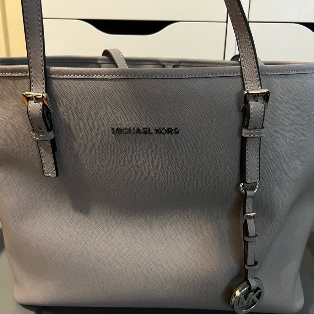 Michael Kors Gray Tote Bag